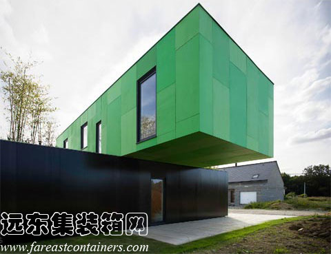 Cross Shape Container Home,集裝箱活動(dòng)房,集裝箱房屋,集裝箱建筑,集裝箱住宅,住人集裝箱