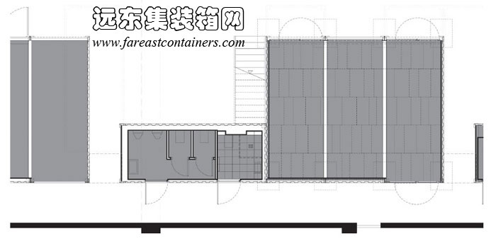 集裝箱辦公室的平面圖